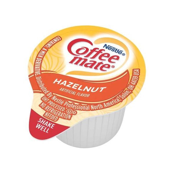 Coffee Mate Coffee-Mate Hazelnut Single Serve Liquid Creamer .375 oz., PK180 10050000350800 - main